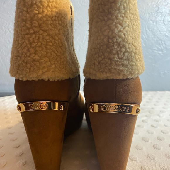 Juicy Couture Women's Buckle Wedge Ankle Boots - Picture 3 of 16